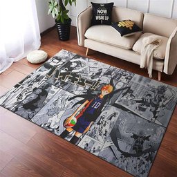 Hinata Haikyuu Manga Rug