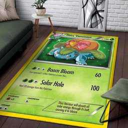 Venusaur Solar Beam Pokemon Rug 2