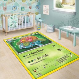 Venusaur Solar Beam Pokemon Rug