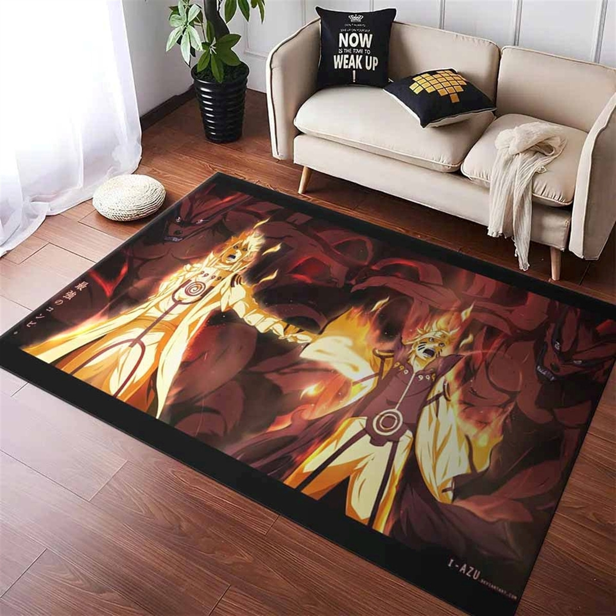 Minato And Naruto Rug