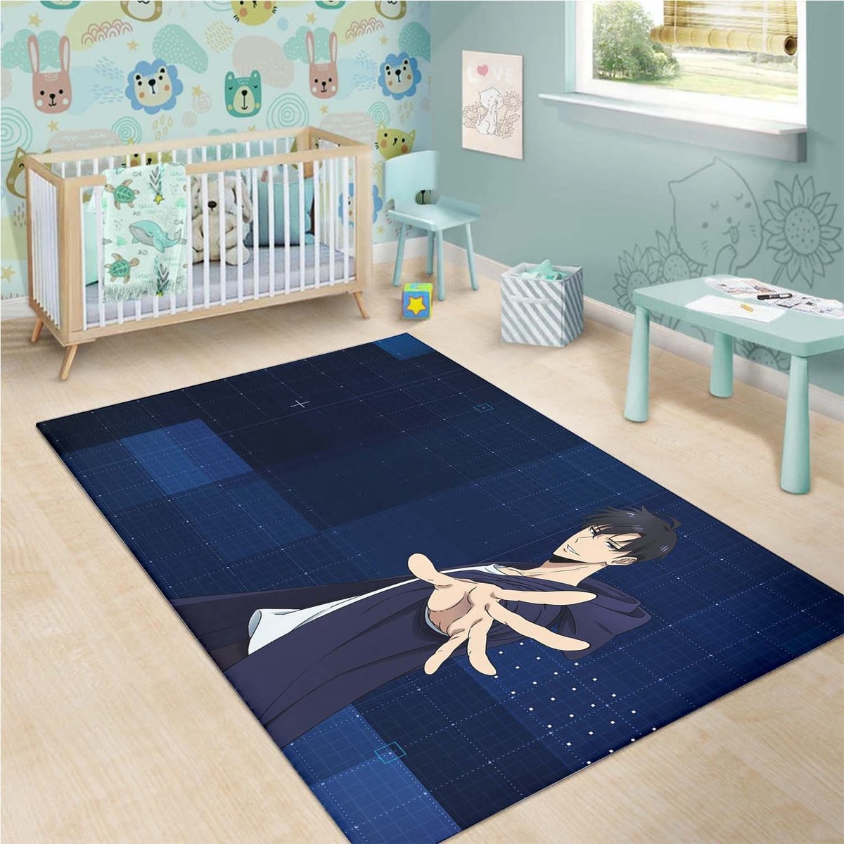 Sung Jinwoo Blue 1 Rug