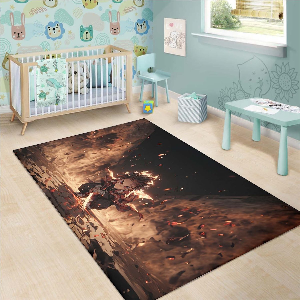 Tanjiro Kamado Ai Rug