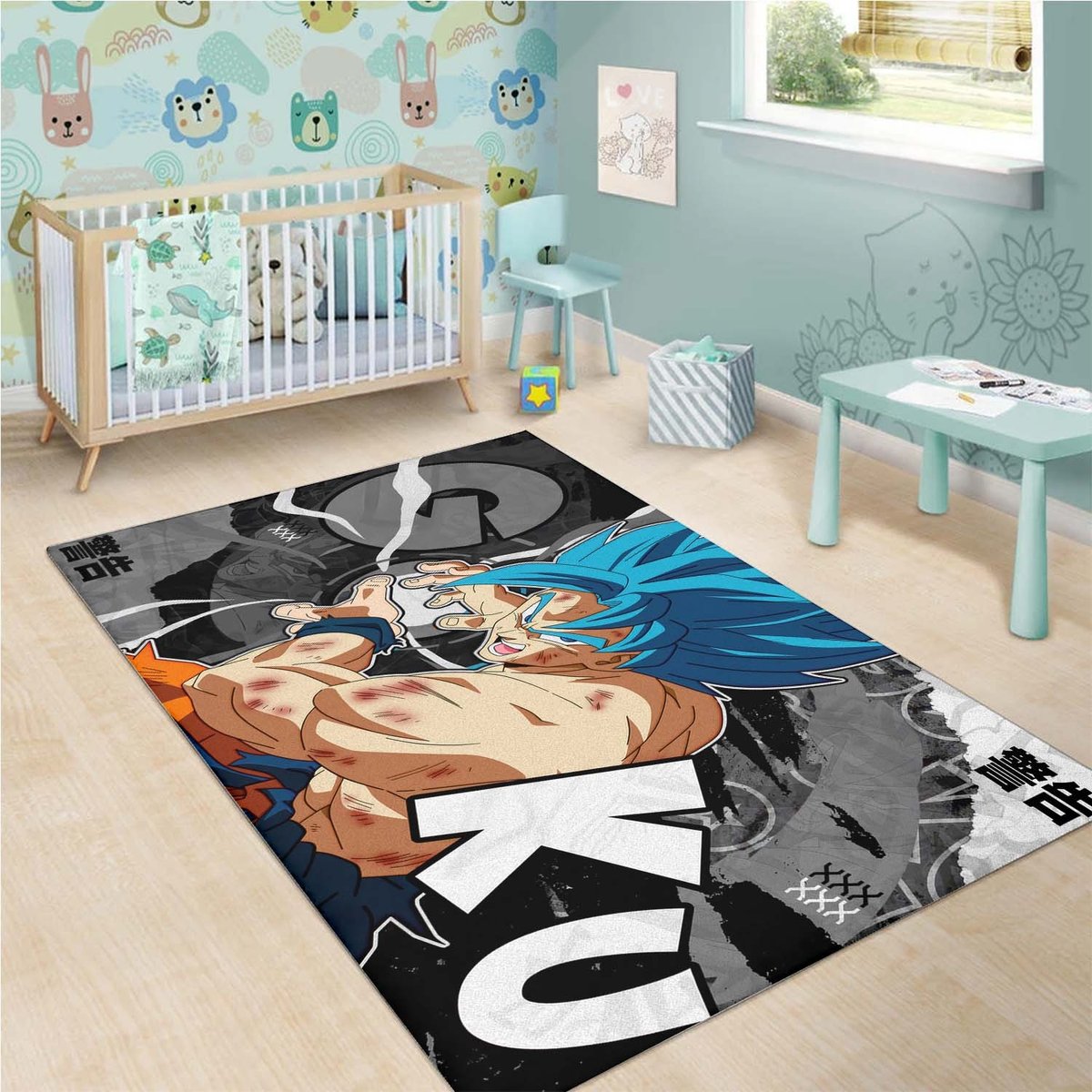 Super Saiyan Blue Rug 1