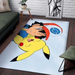Pikachu Ash Ketchum Rug 2