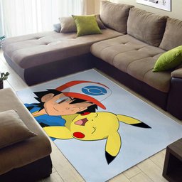 Pikachu Ash Ketchum Rug 3