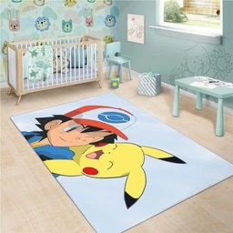 Pikachu Ash Ketchum Rug