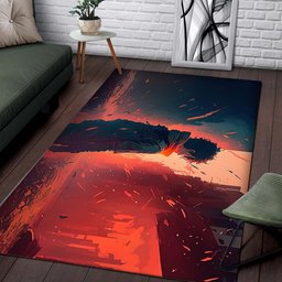 Lofi Boy Ai Art Rug 2