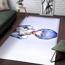 Rei Ayanami 5K Neon Rug 2