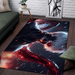 Ken Kaneki Ai Art Rug 2