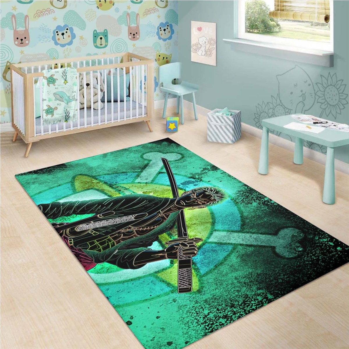 One Piece Roronoa Rug