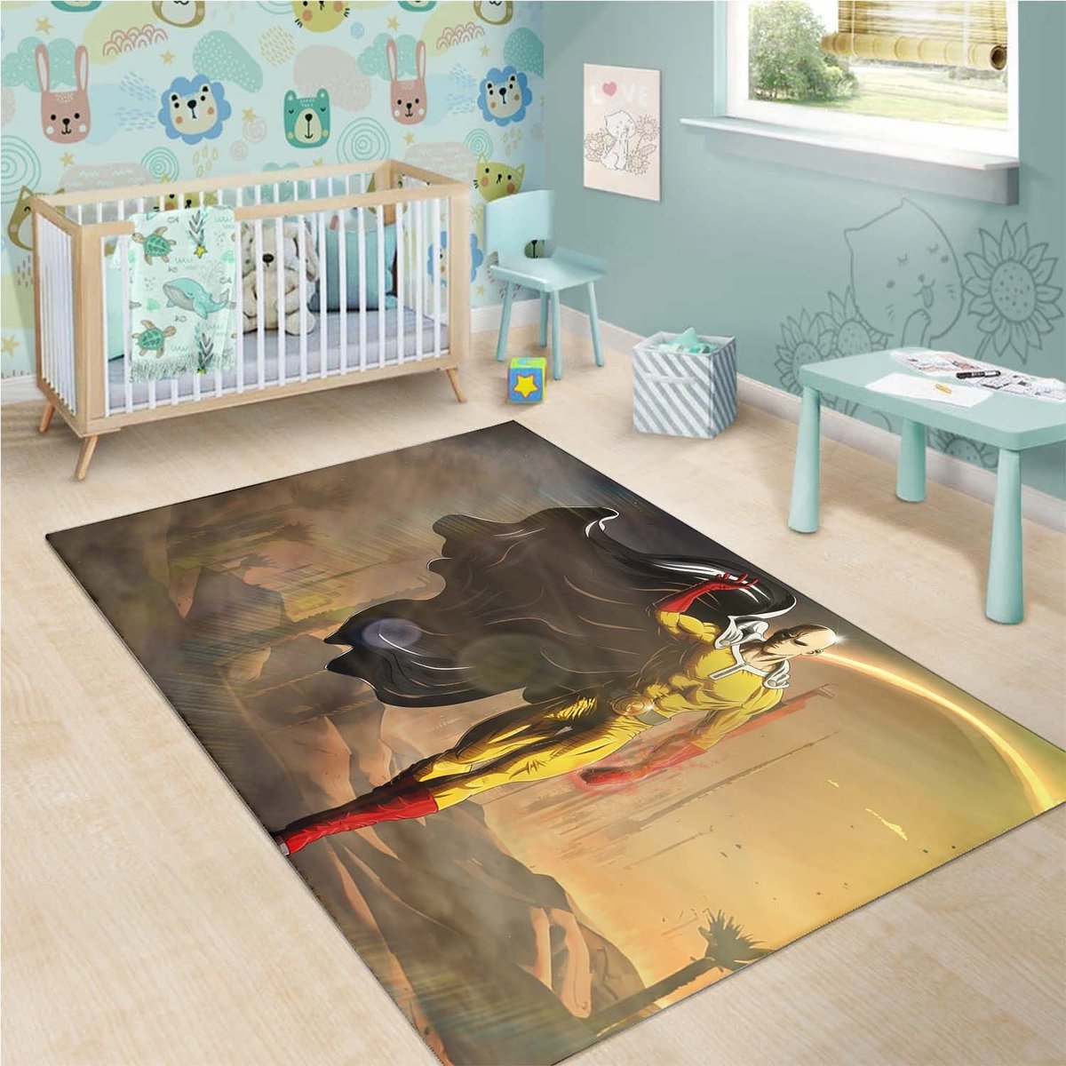 Saitama One Punch Man 5K Rug