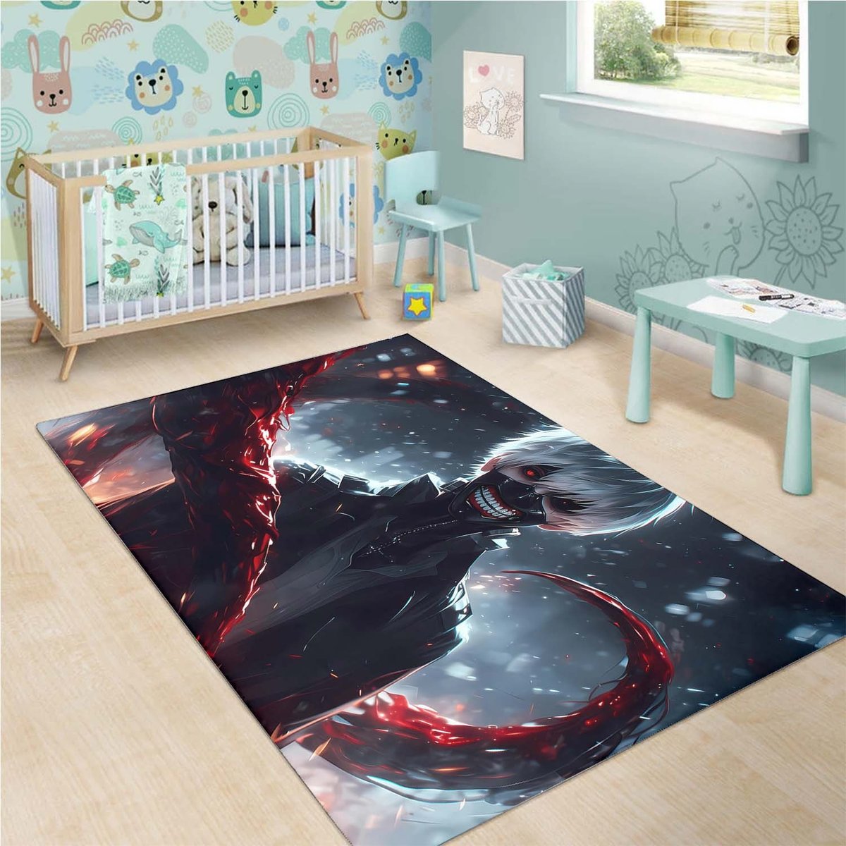 Ken Kaneki Gothic Rug