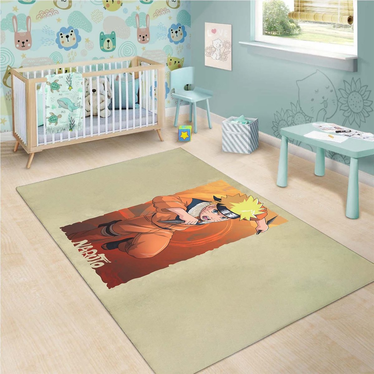 Naruto Uzumaki Poster 5K Rug