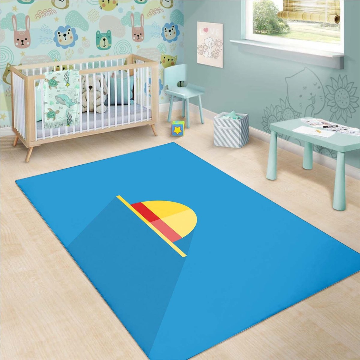 Luffy Straw Hat Rug