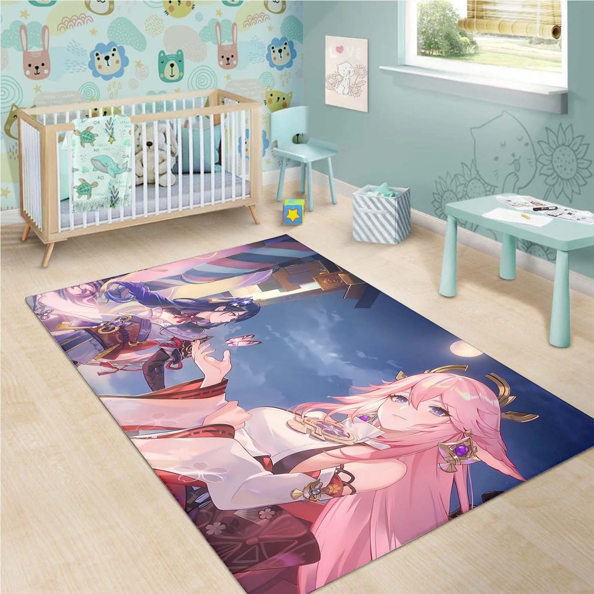 Raiden Shogun Yae Rug