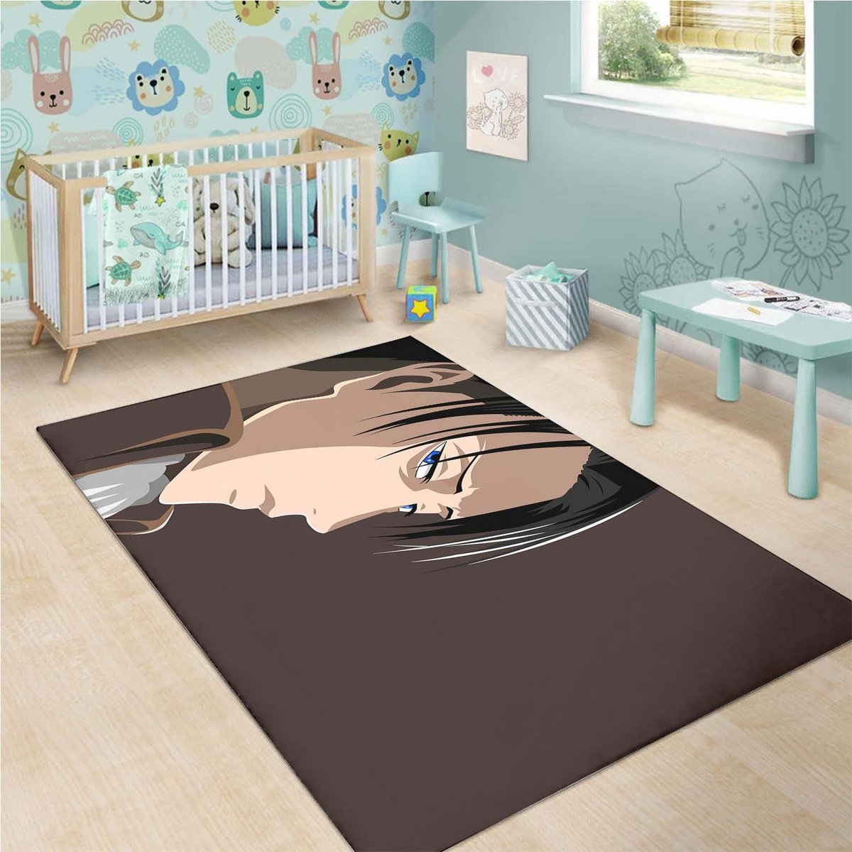 Levi Ackerman 3 Rug