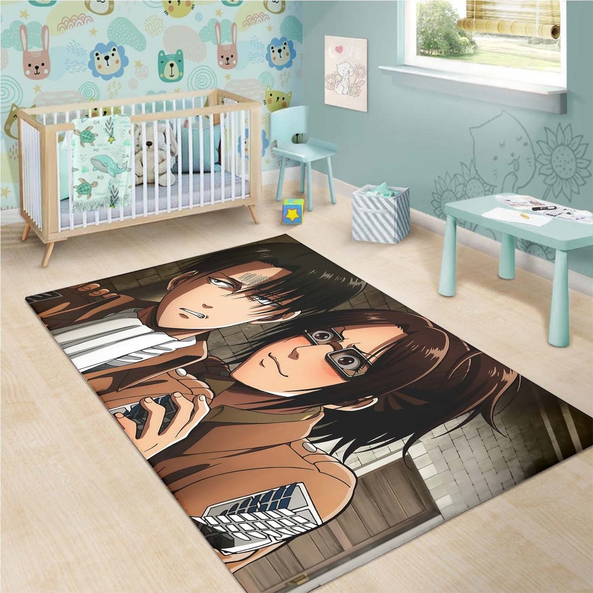 Levi Ackerman Hange Rug