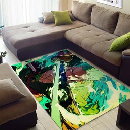 Roronoa Zoro Green Rug 3