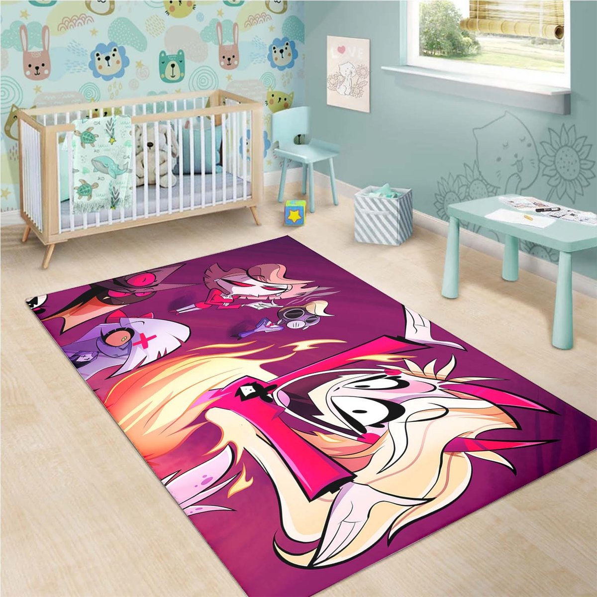 Hazbin Hotel 5K Rug