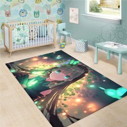 Anime Girl Girly 1 Rug
