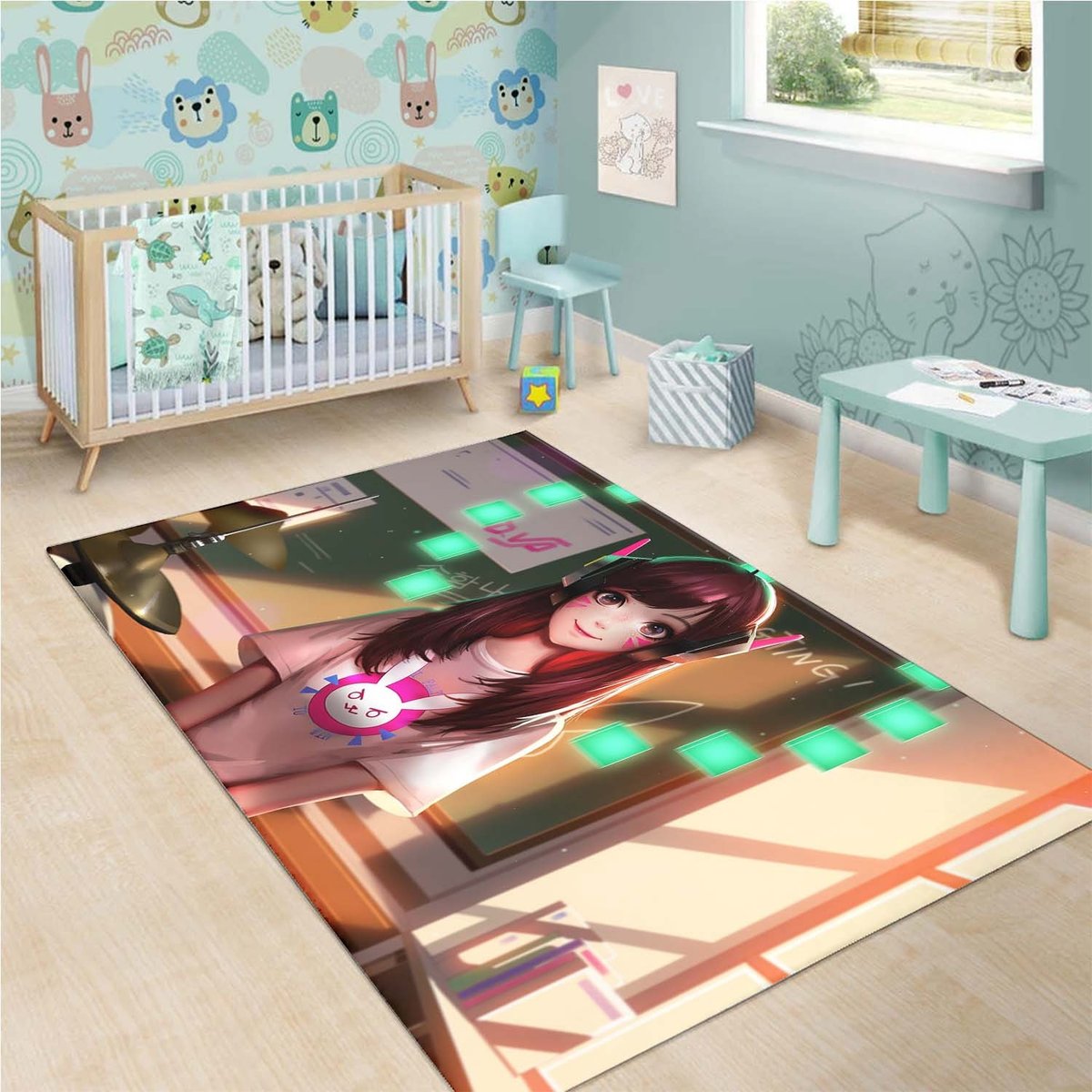 Dva Cute Art School Rug