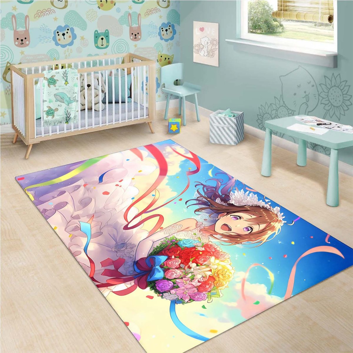 Bride Anime Cute Rug