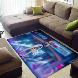 Ahri Kda K Pop Neon Rug 3