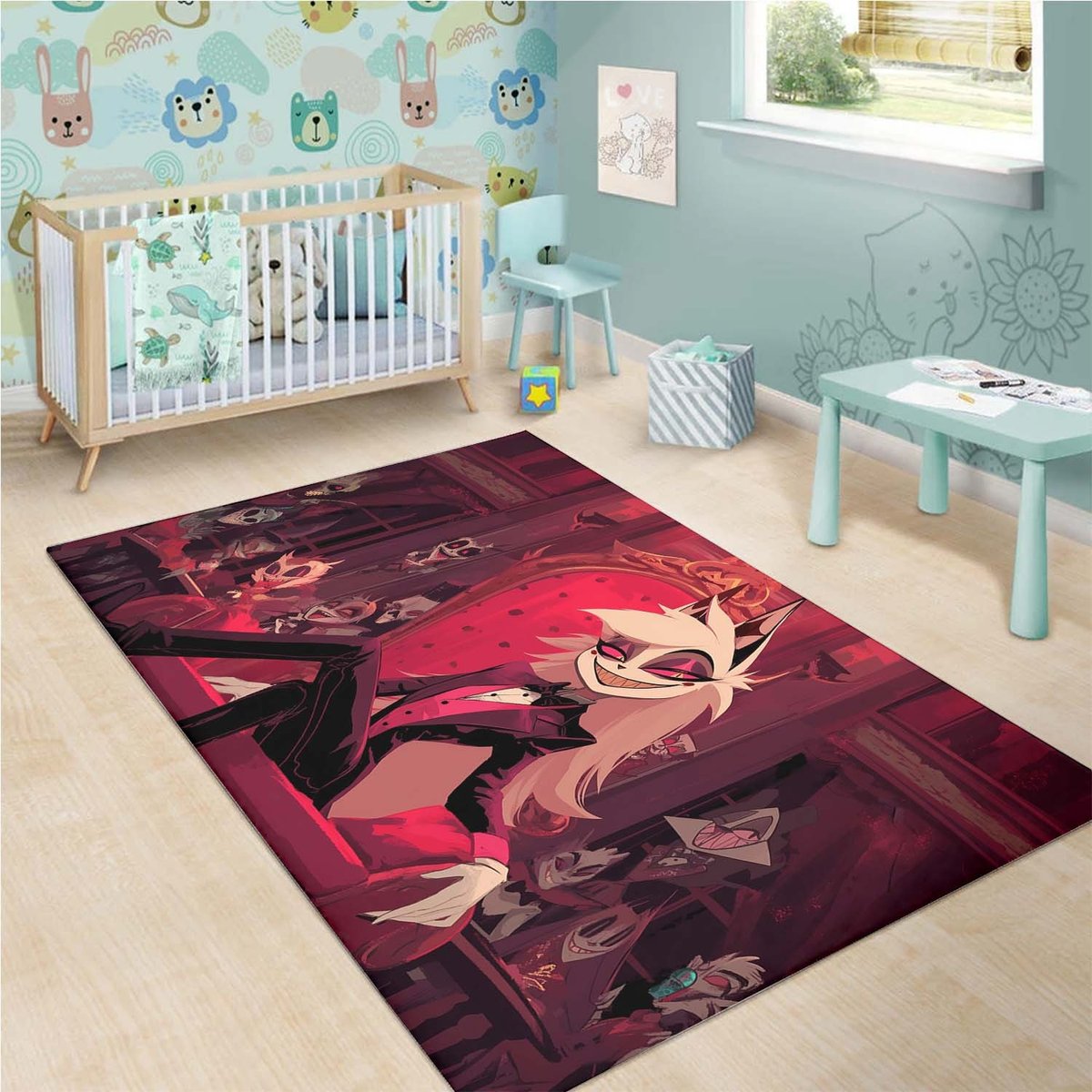 Alastor 8K Hazbin Rug