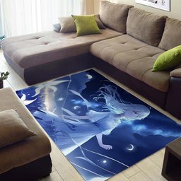 Anime Girl Night Rug 3