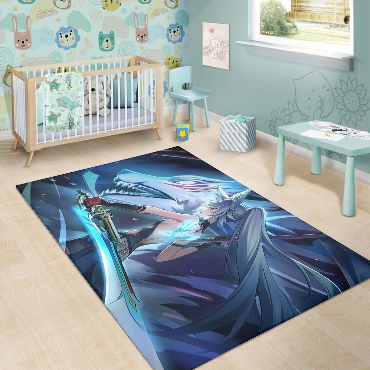 Feixiao Honkai Star Rug
