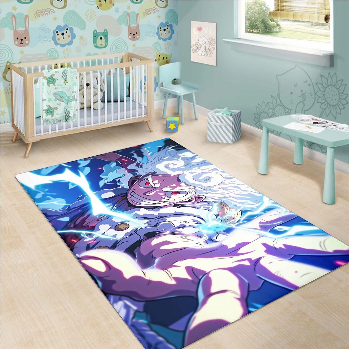 Gear 5 Luffy Artwork 5K Rug