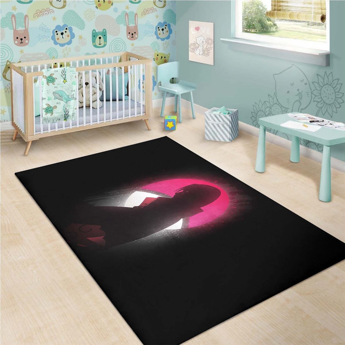 Itachi Uchiha Glow Rug