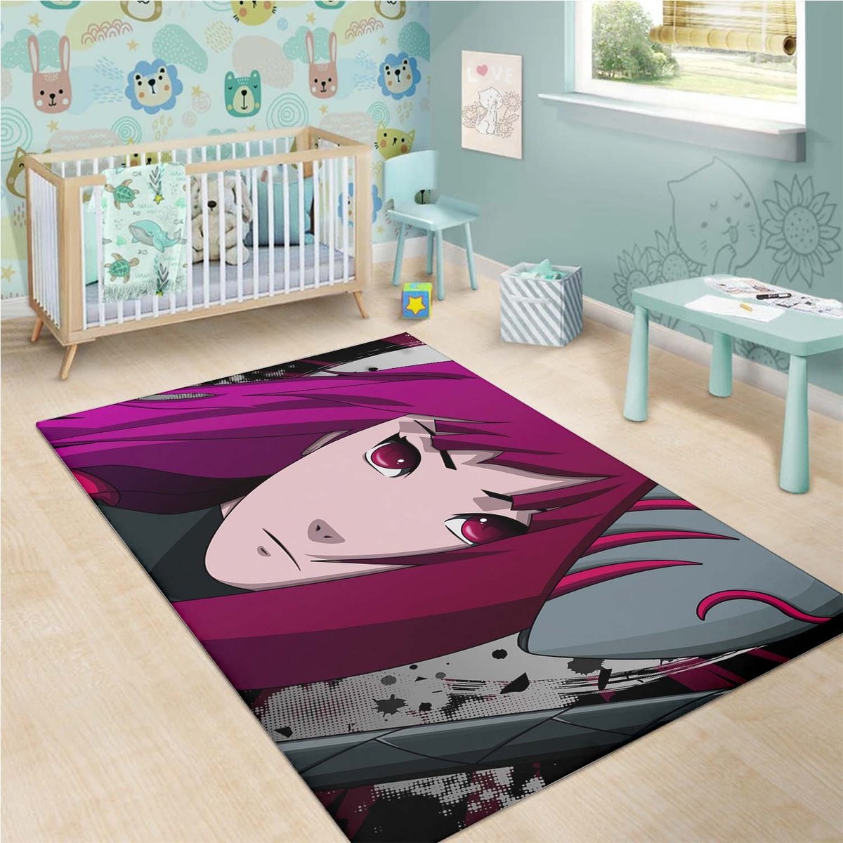 Hinata Hyuga Naruto 5K Rug