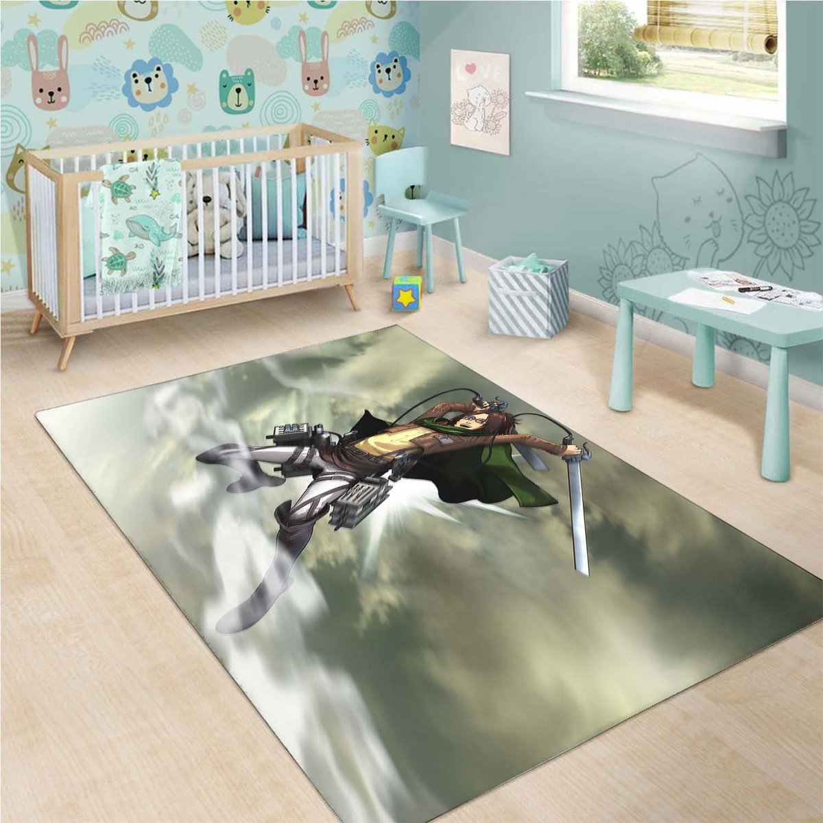 Hange Zoe 5K Attack Rug