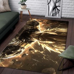 Angry Vegeta Dragon Rug 2