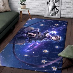 Anime Girl Stars Rug 2