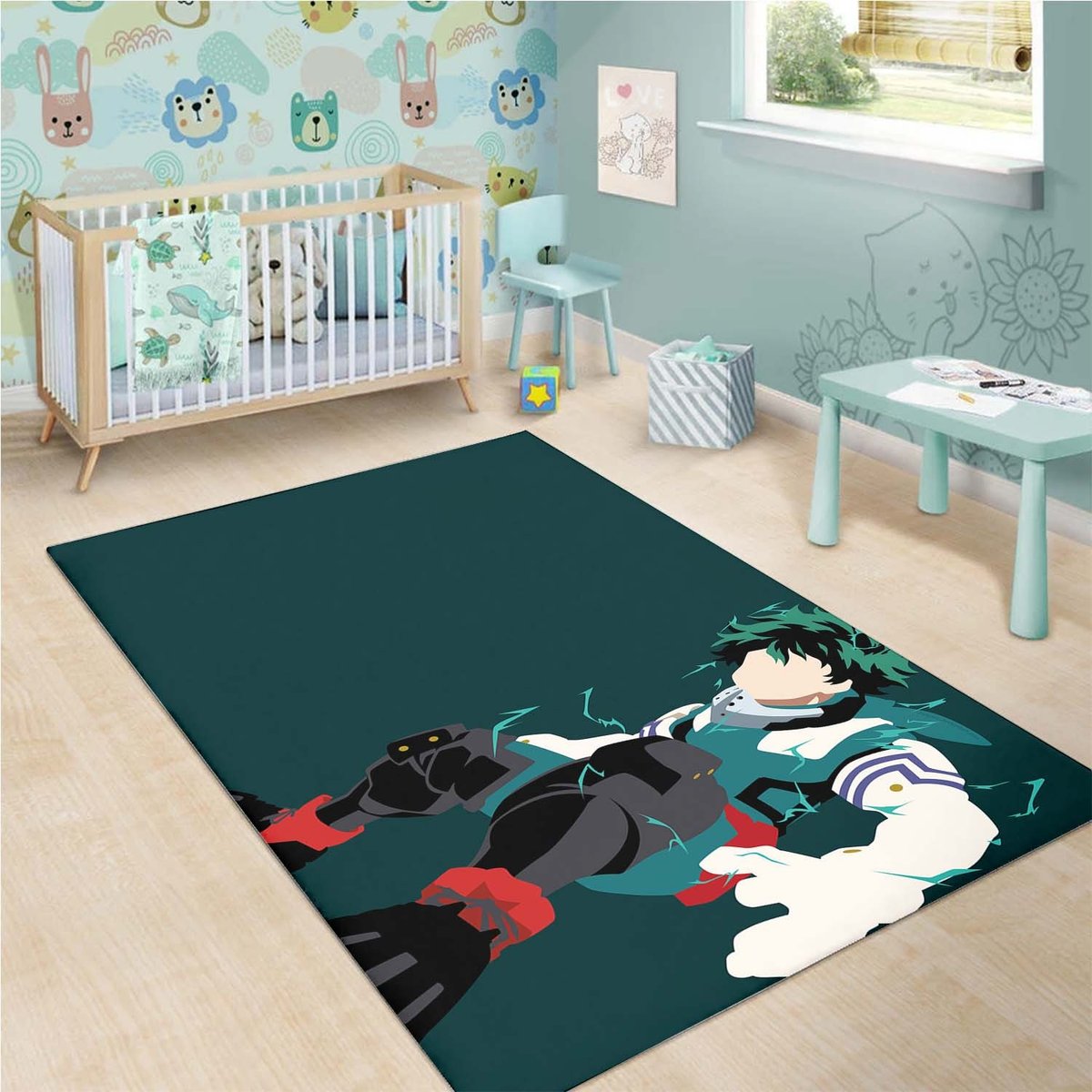 Izuku Midoriya Deku Rug