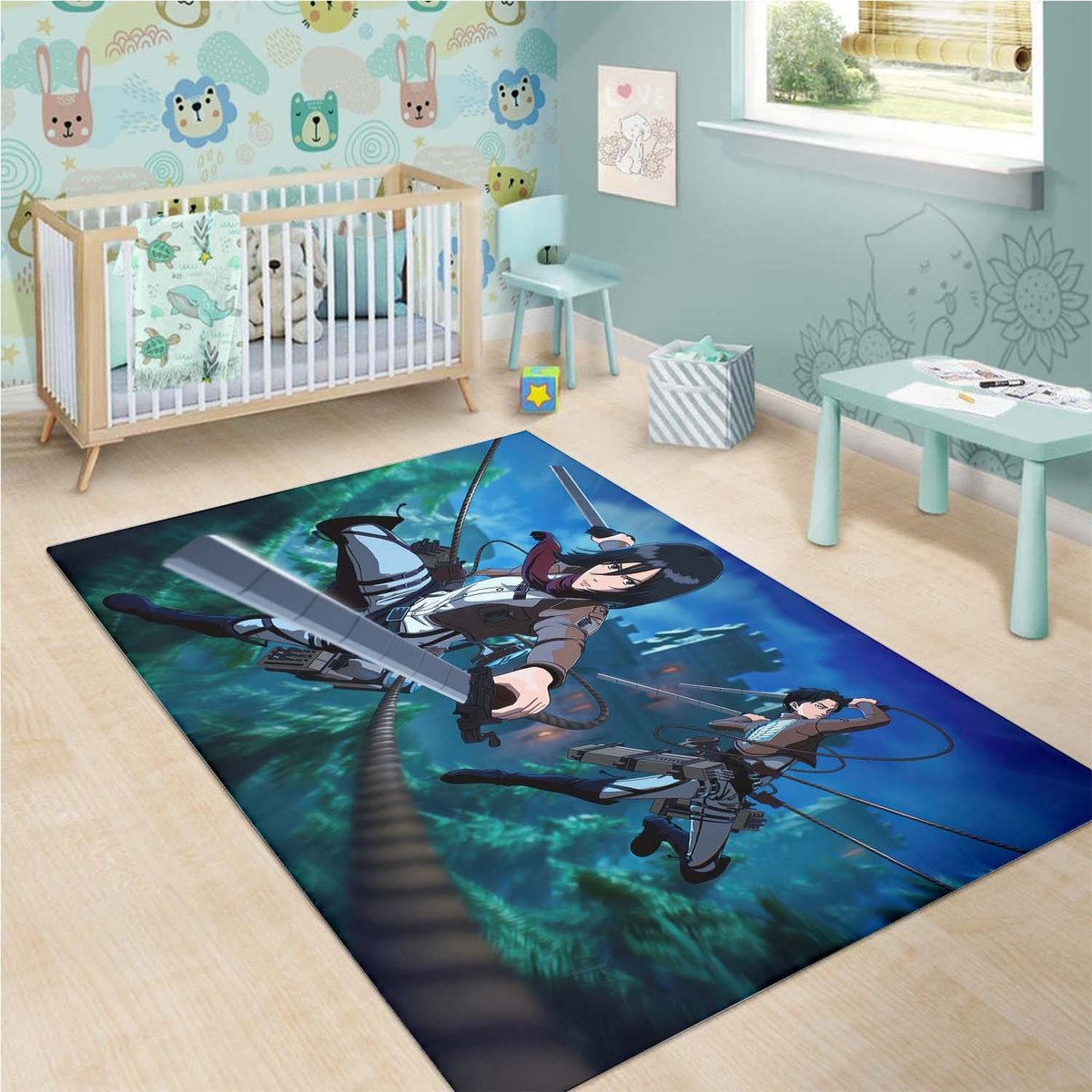 Attack On Titan 1 Rug
