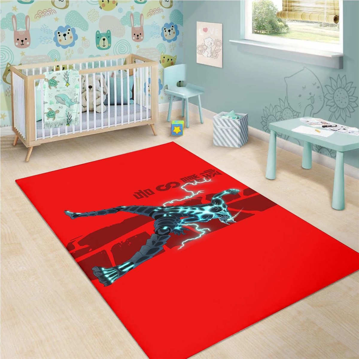 Kaiju No 8 Red Rug