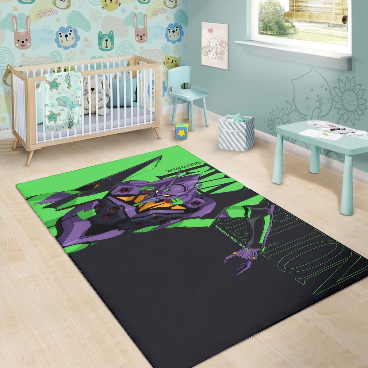 Evangelion Unit 01 Rug