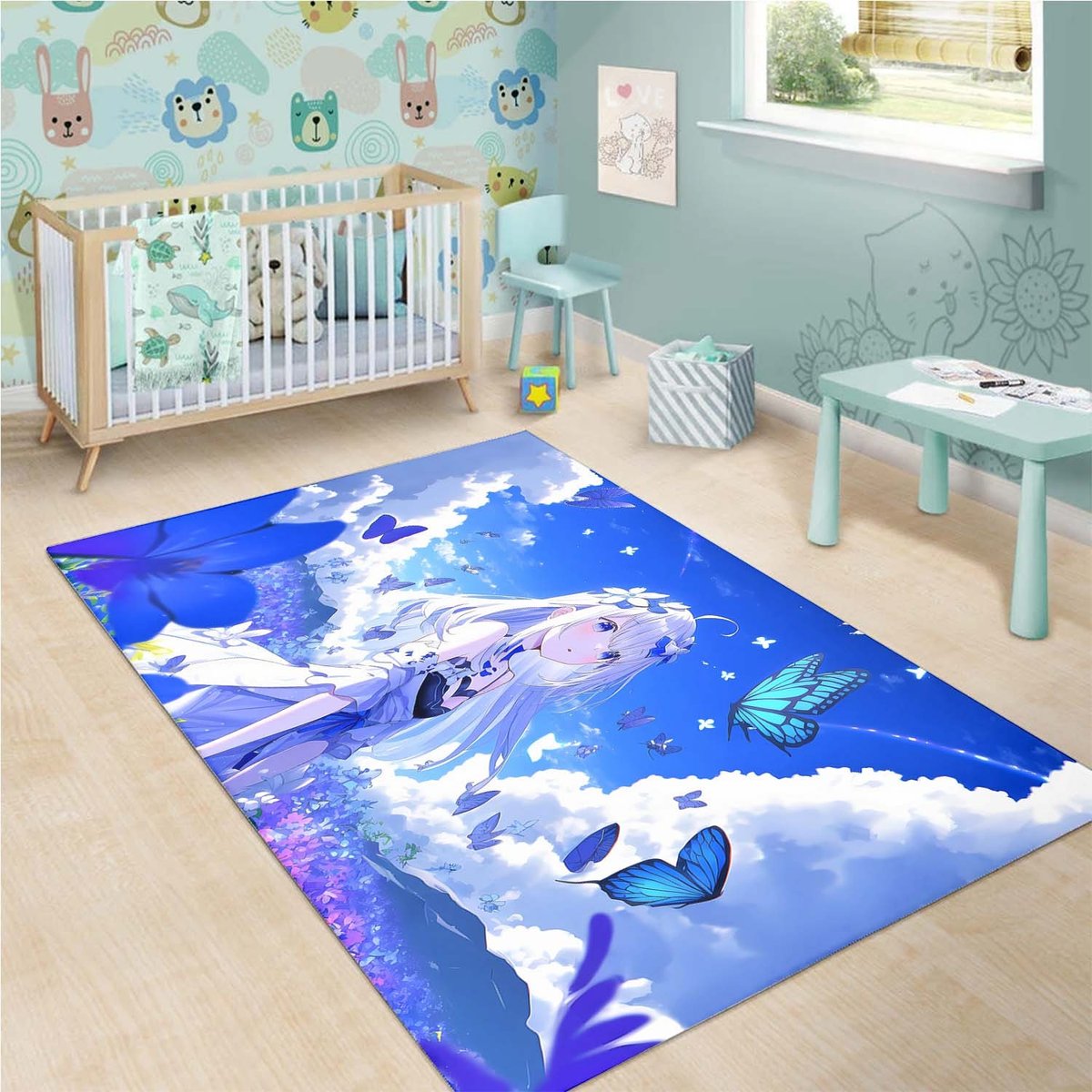 Anime Girl 1 Rug