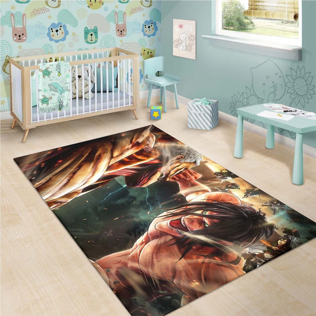 Attack On Titan 5 Rug