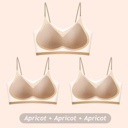 Ultra-thin seamless wireless bralette, 3-pack, view 3