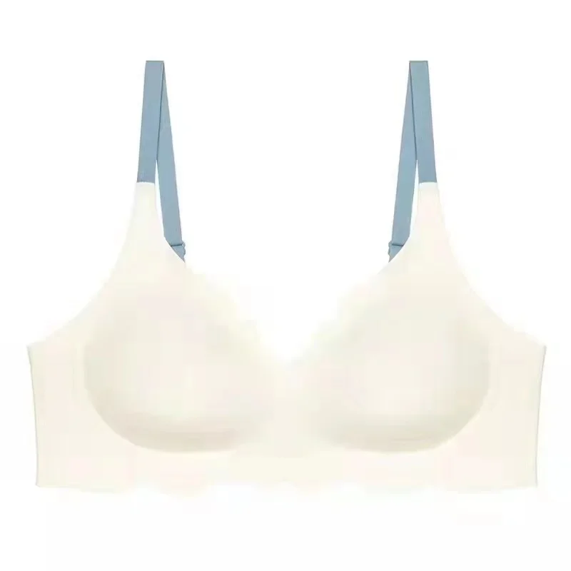 Thin-cup seamless wireless bra, view 2