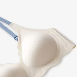 Thin-cup seamless wireless bra, view 8