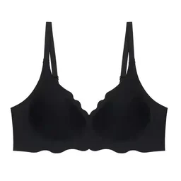 Thin-cup seamless wireless bra, view 5