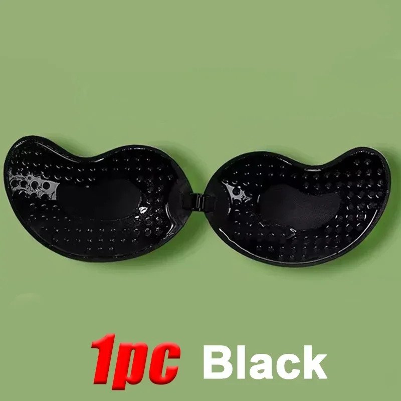 Strapless silicone stick-on bra, view 3