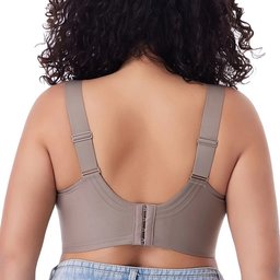 Plus size seamless push-up bralette with thin cups, view 8