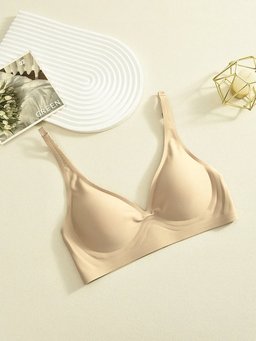 Seamless wireless bralette with thin molded cups, view 6