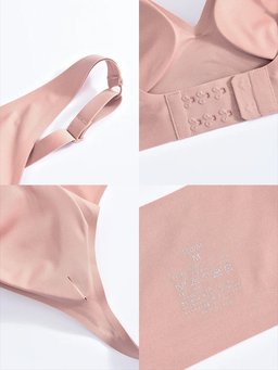 Seamless wireless bralette with thin molded cups, view 10